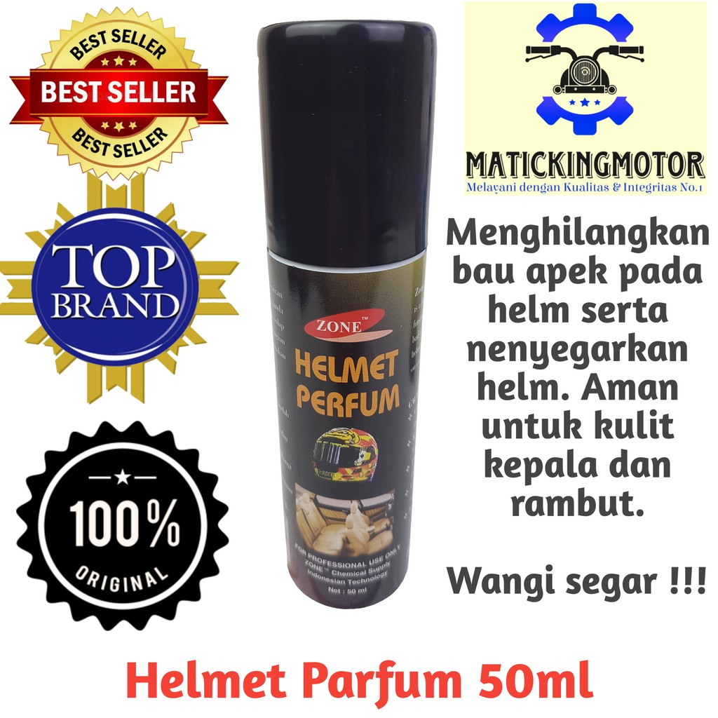 Parfum Parfume Helm Helmet Pewangi Pengharum Helm Zone 50 ml