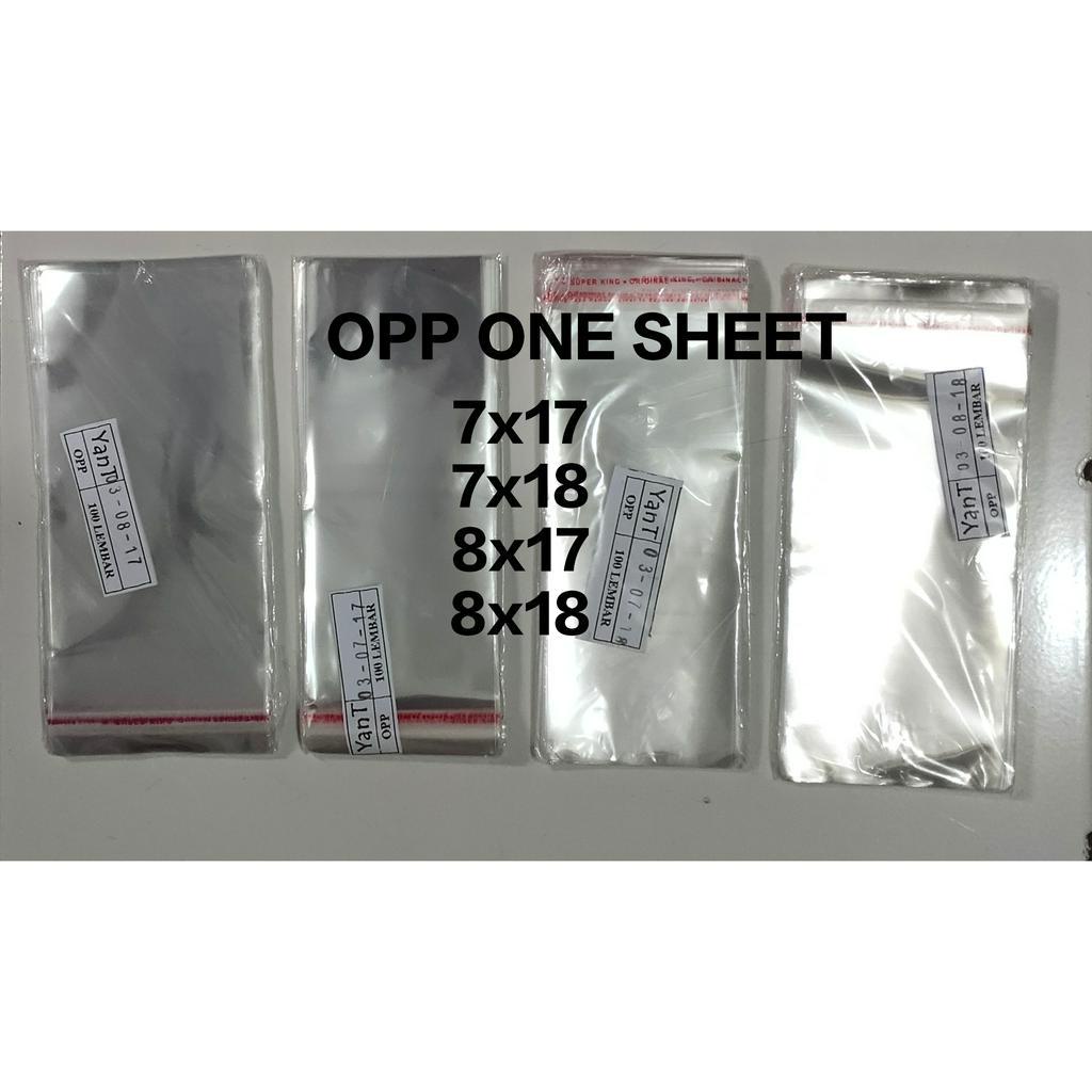 Plastik OPP one sheet risoles dadar gulung / selembar + lem isi 100 lbr 7x17-8x17 7x18-8x18