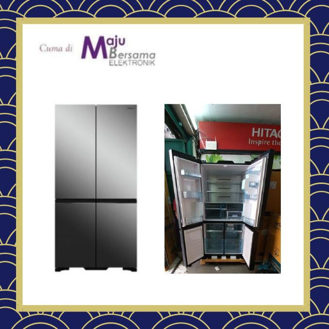 Kulkas HITACHI R-WB64VGD0X MIR 569 Liter Inverter RWB64VGD0X MIRROR