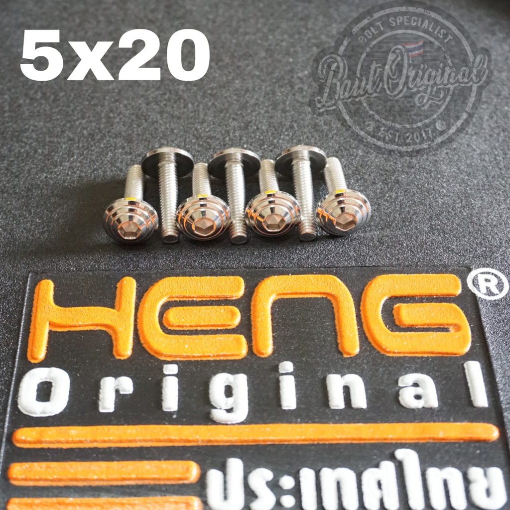 baut probolt silver payung garis ulir tutup tangki ninja r dan rr original heng