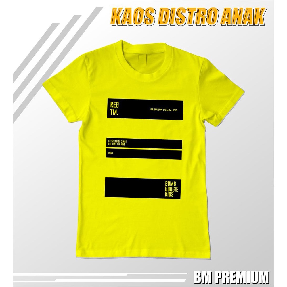 KAOS BOOMBOGIE ORIGINAL/KAOS DISTRO PREMIUM KIDS MOTIF 11 BUAT PEMILIHAN WARNA KAOS ADA DI VARIASI