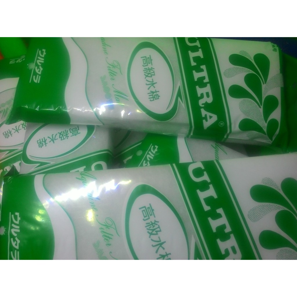 KAPAS busa FILTER ULTRA HIJAU - media filter aquarium berkualitas