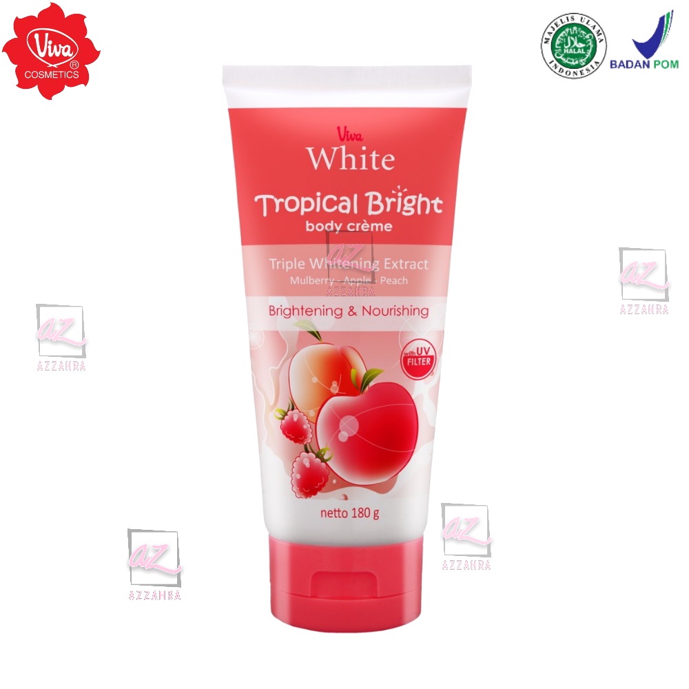 Viva White Body Creme 180ml | Natural Defense | Tropical Bright | Lifting Up | Double Moist