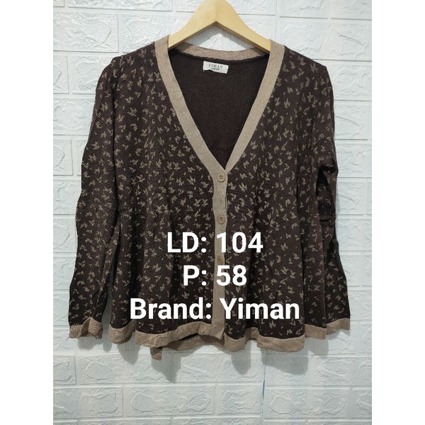 Thrift Cardigan Rajut dan Atasan Wanita (Preloved) (008)-04