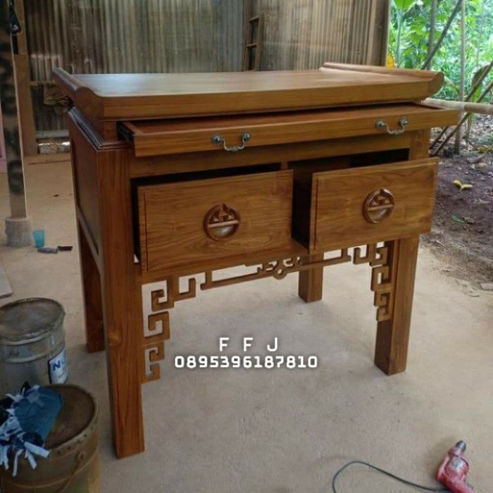 meja altar sembahyang jati jepara