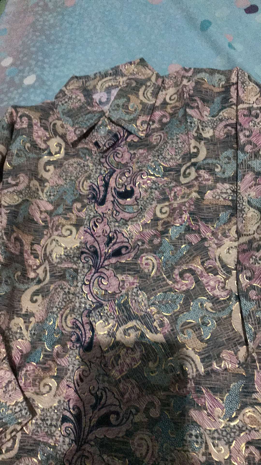 Sb Collection Atasan Kemeja Theo Lengan Panjang Batik Anak Laki-laki