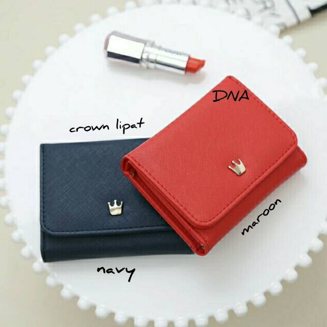 Dompet crown lipat /dompet mahkota mini /dompet murah