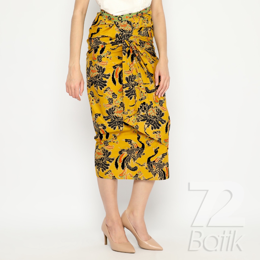 ROK LILIT BATIK Skirt Kebaya Instan Modern Wanita Warna Kuning Hitam Orange Hijau 724996 Cap 72 - Rok Batik Lilit Bawahan Skirt Kamen Kebaya Songket Batik Panjang Plisket Span Instan Jadi Bali Lembaran Premium Modern Untuk Wanita Kondangan