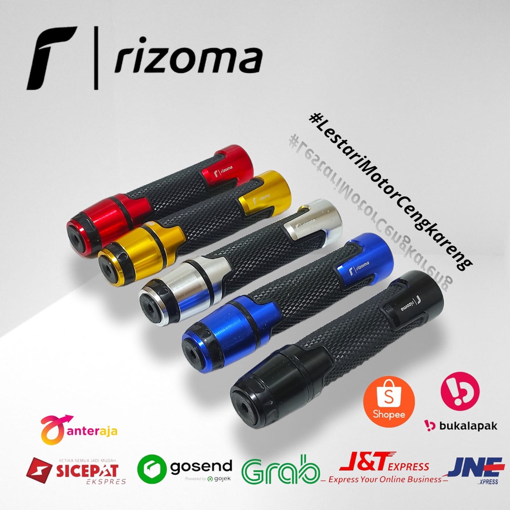 Handgrip Handfat Rizoma Cobra Jalu Full CNC Universal Grip