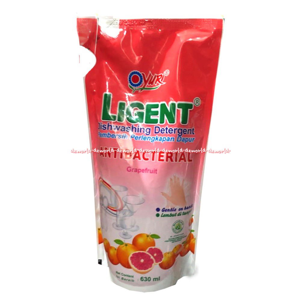 Yuri Ligent Dishwashing Detergent  Antibacterial Pembersih Perlengkapan Dapur