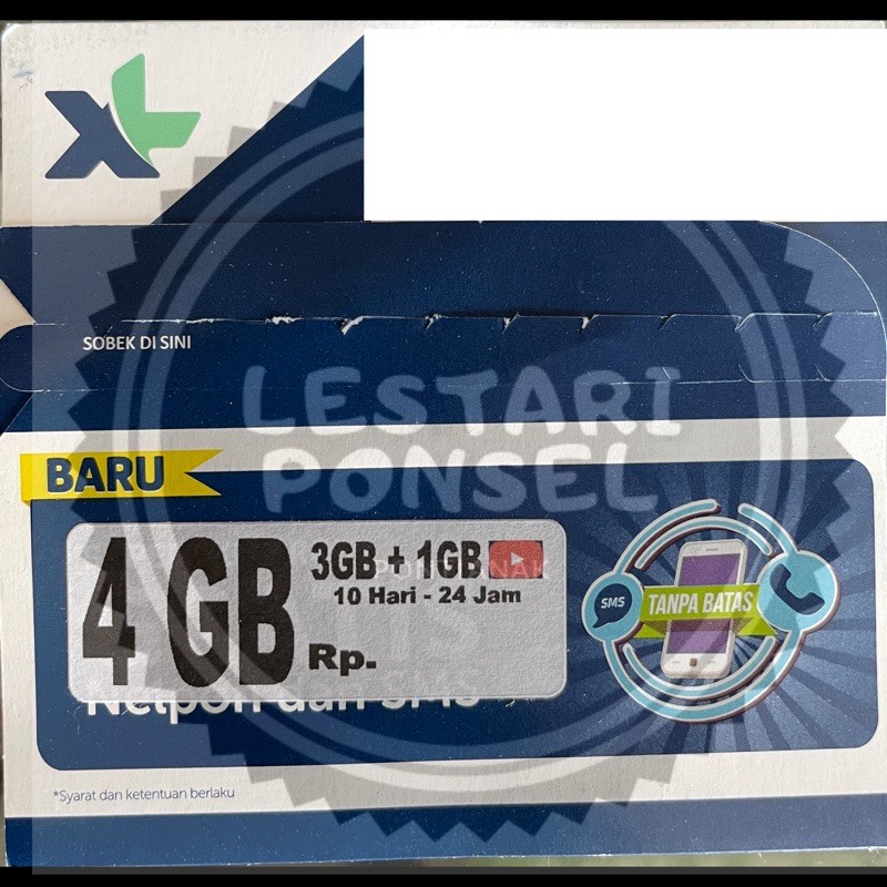 Kartu XL Xtra Hotrod Special 4GB