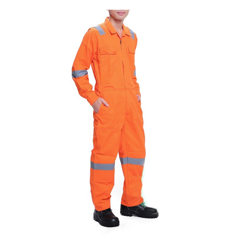 Baju Wearpack / Seragam Safety / Baju Terusan wearpack warna Orange