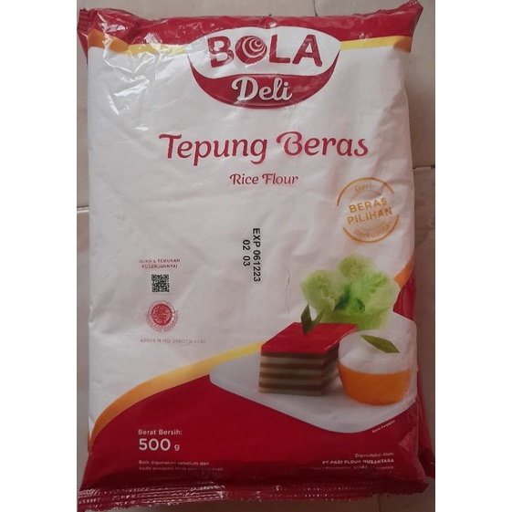 

❤TEPUNG BERAS BOLA Deli 500g.