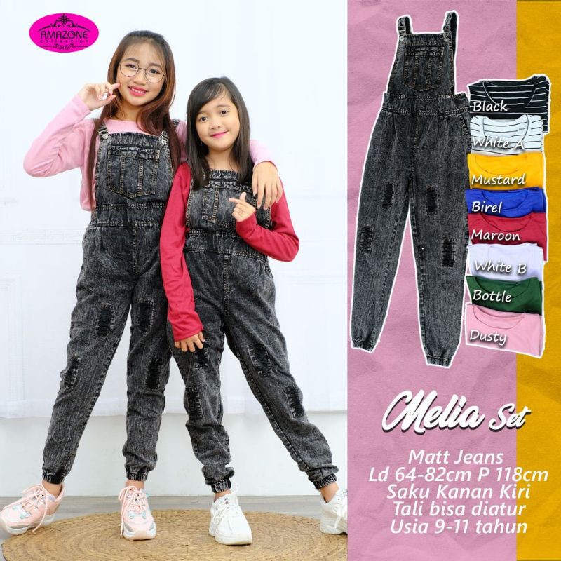 Melia Setelan bahan Jeans