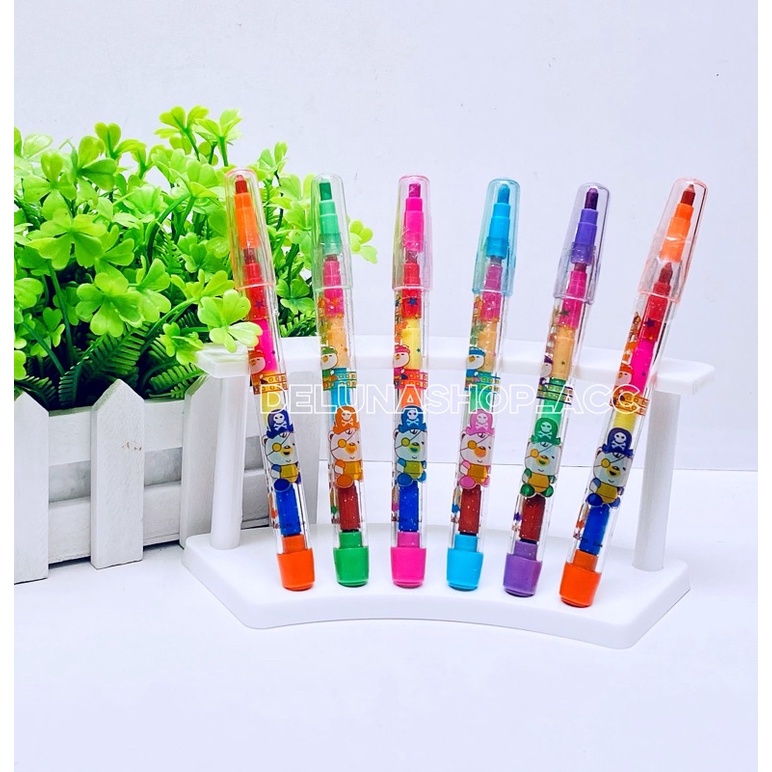 DELUNASHOP pensil warna Pensil Susun Sambung crayon oil pastel