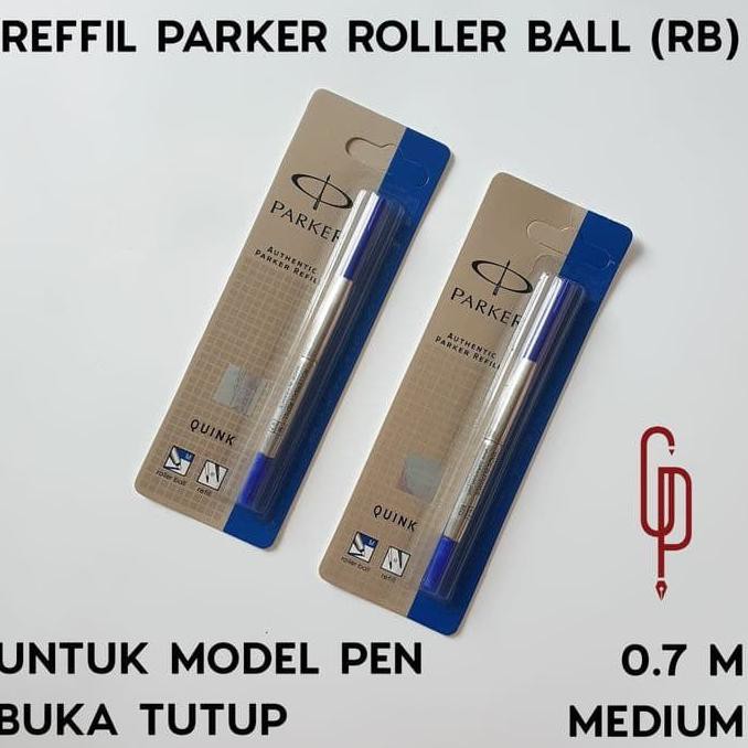 

Populer] Refill Isi Ulang Pen Parker Roller Ball Ukuran Medium Original - Hitam