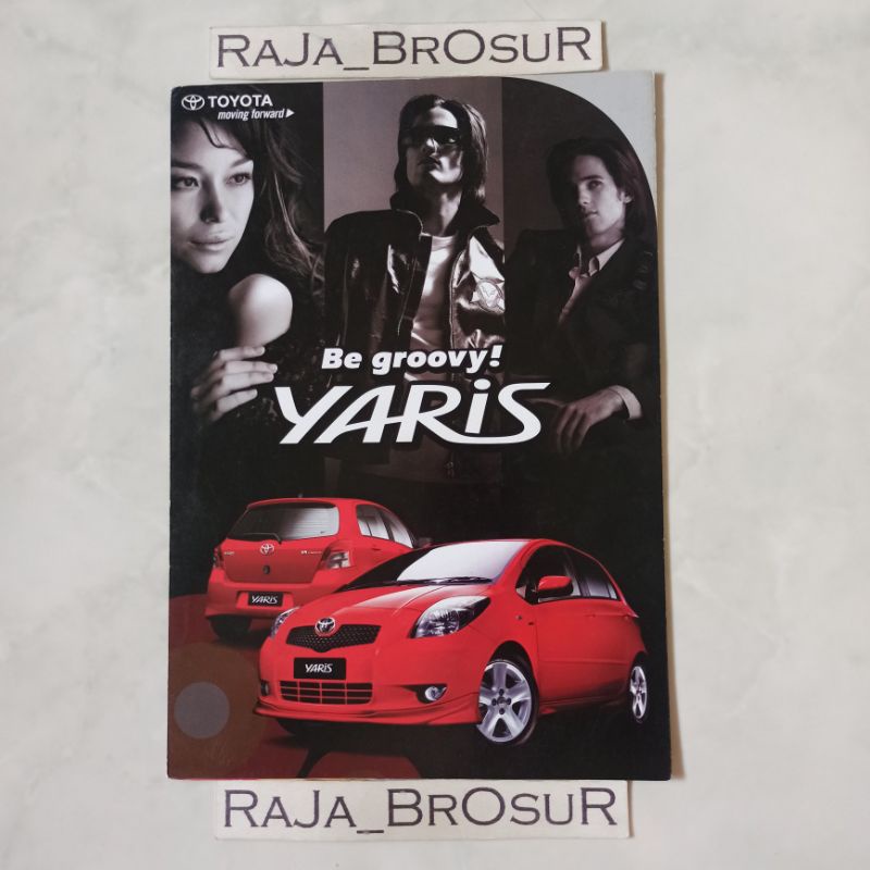 Poster brosur katalog leaflet Toyota Yaris 2006