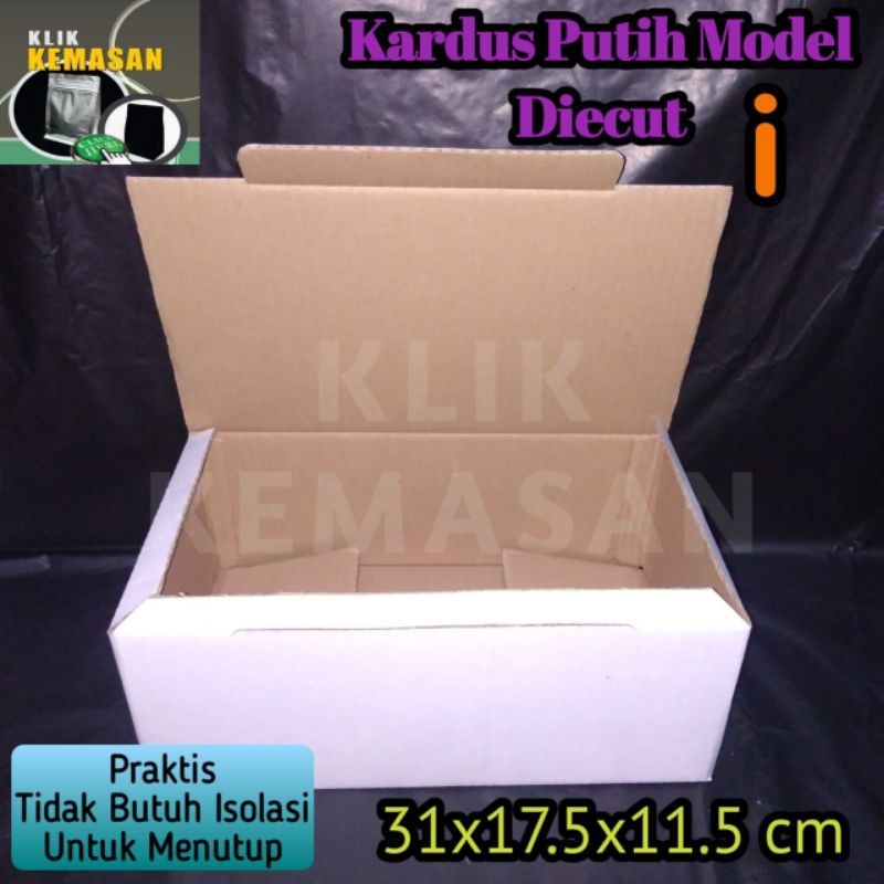 

KARDUS i PUTIH KOTAK KARTON BOX DUS SEPATU PACKING HP AKSESORIS