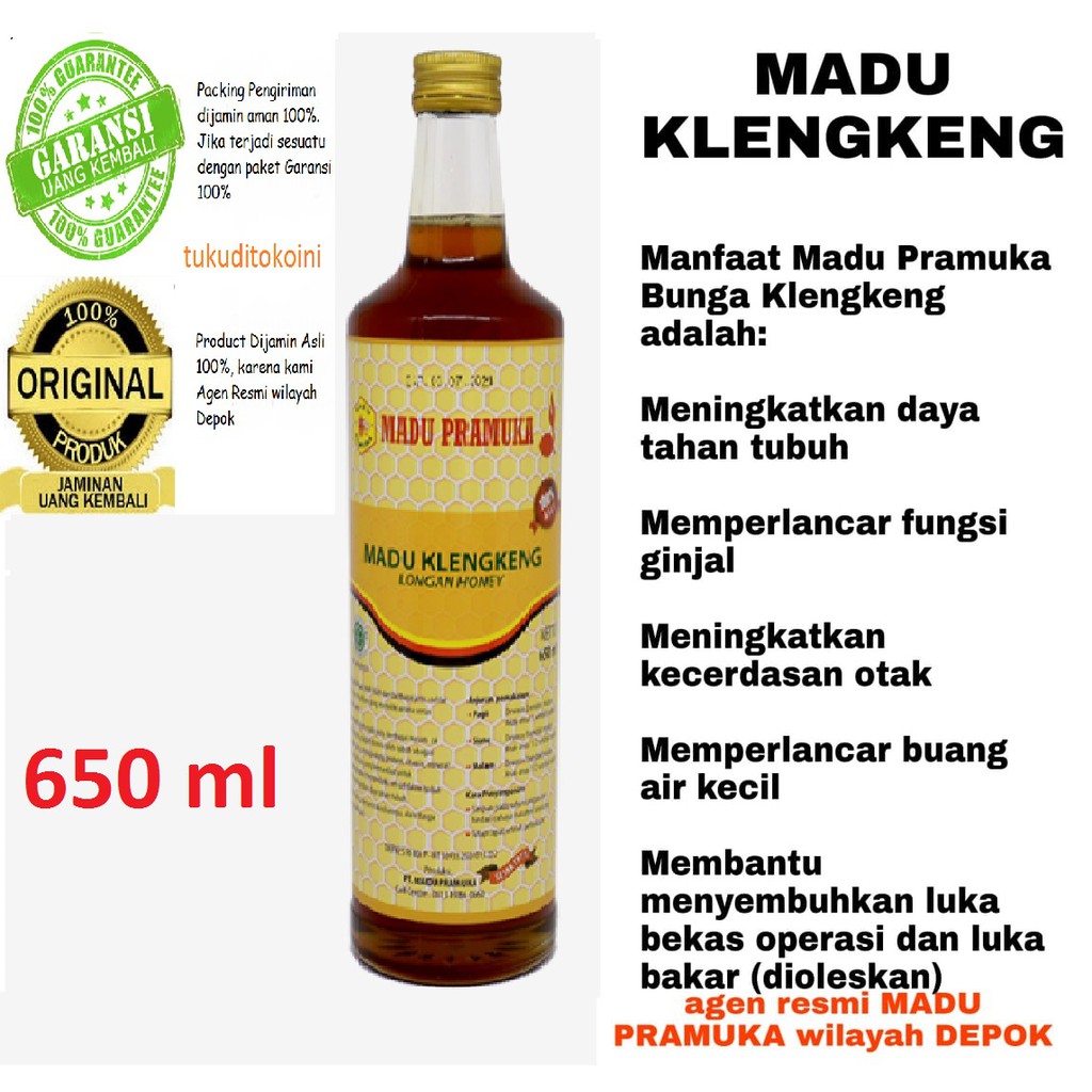 

Madu Pramuka MADU KLENGKENG 650 ML