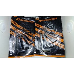 Dijual Konci L Set Konci L Huidi Tools Set Hex Key Ring MM 10pcs Limited
