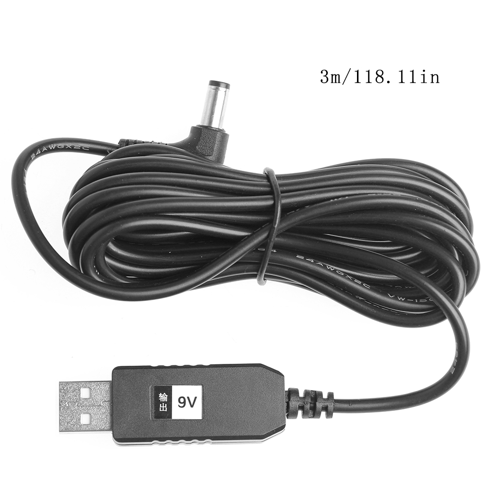 AUS Kabel Adapter USB DC 5V to 12V Right Angle