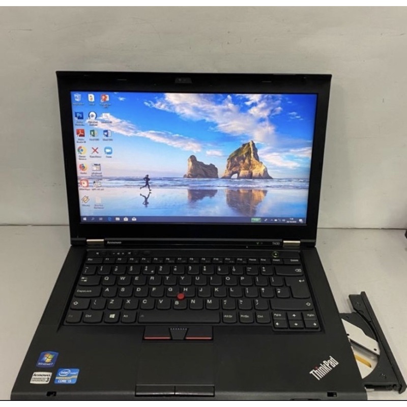 LAPTOP LENOVO THINKPAD T430 L430 VGA NVIDIA 1GB RAM 16 GB SSD 512 GB PROMO MURAH BAGUS