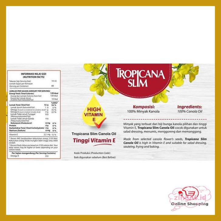 

4R6Ey46- Twin Pack: Tropicana Slim Minyak Kanola 946Ml R7Eye59-