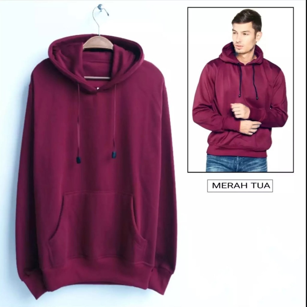 SWEATER POLOS TERBARU SWEATER PRIA HODIE REGLAN FLEECE COTON