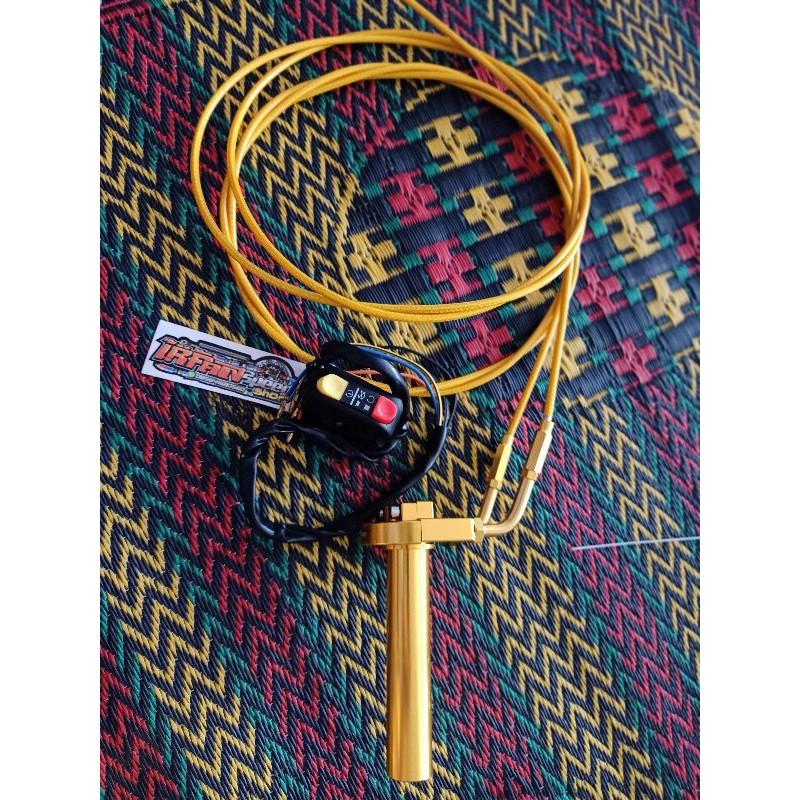 GAS AKTIF 2 KABEL PLUS TOMBOL STATER