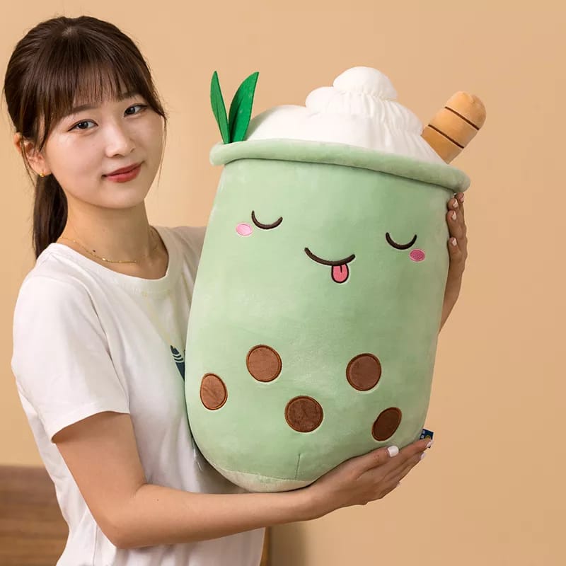 Boneka Boba Terbaru Cangkir Milk Tea Bahan Yelvo jumbo 60cm Berlabel SNI