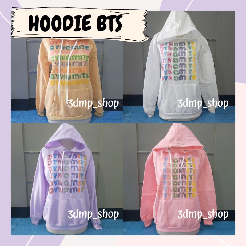 Hoodie Baju BTS Dynamite Flace Kpop