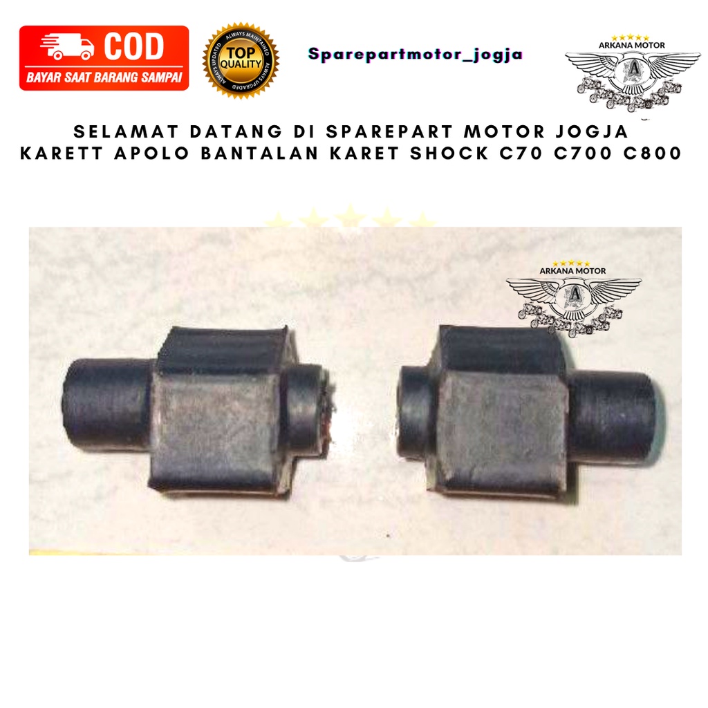 KARETT APOLO BANTALAN KARET SHOCK C70 C700 C800