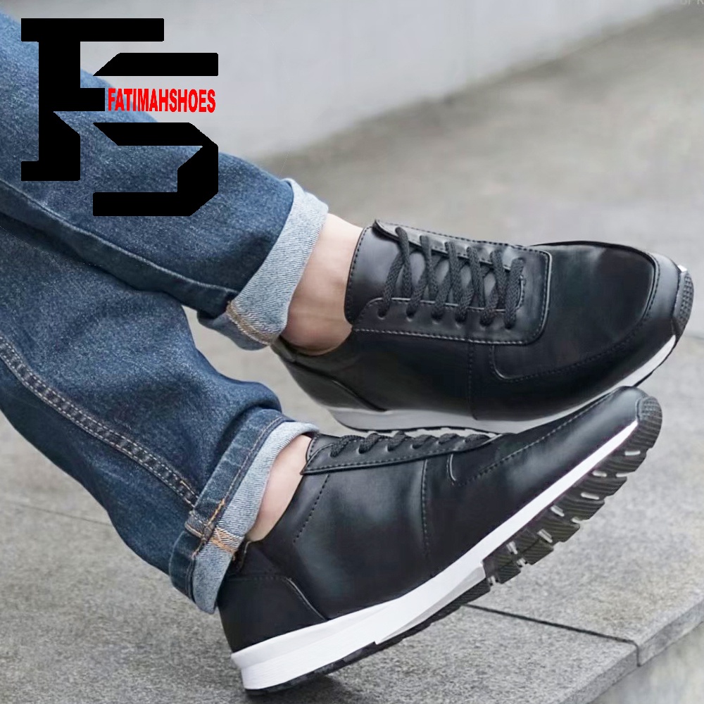 FATIMAHSHOES - Sepatu Sneakers Pria Tali Original Handmade Sepatu Snekers Cowok Sepatu Sneker Pria Sepatu Kets Pria