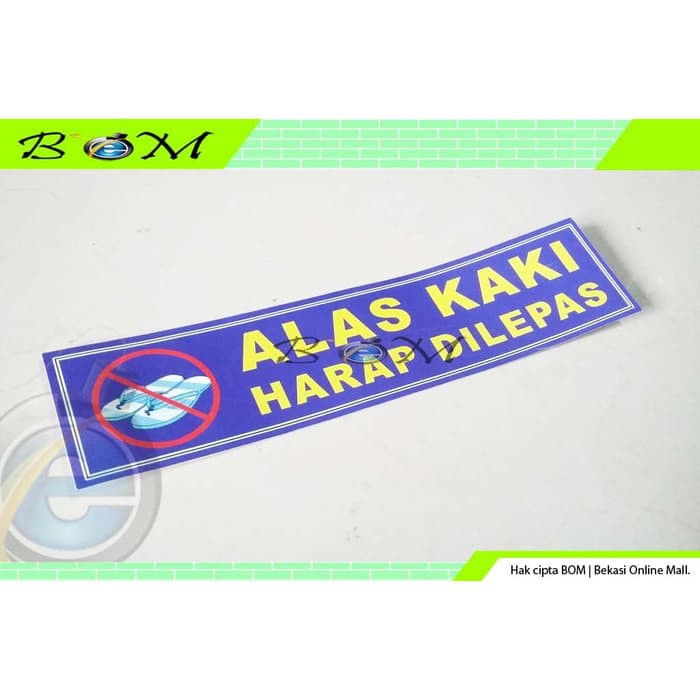 

stiker sticker alas kaki harap di lepas