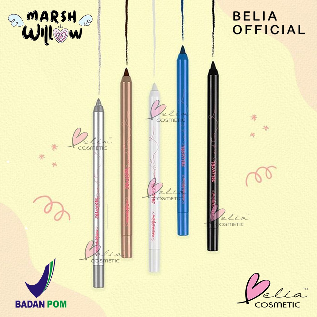 ❤ BELIA ❤ MARSHWILLOW Jelly Gel Eyeliner Pencil 1.3g ✔️BPOM | eye liner jeli jelli by Natasha Wilona