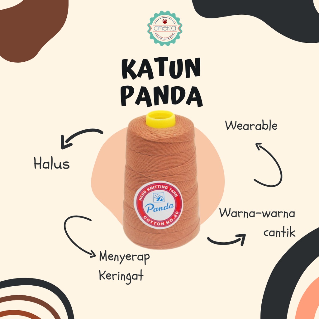 KATALOG - Benang Rajut Katun Panda / Cotton Yarn 1