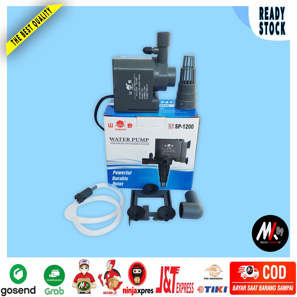 Pompa Air Aquarium Yamano SP 1200 Untuk Aquascape Atau Akuarium Sedang Dan Besar Aksesoris Power Hea