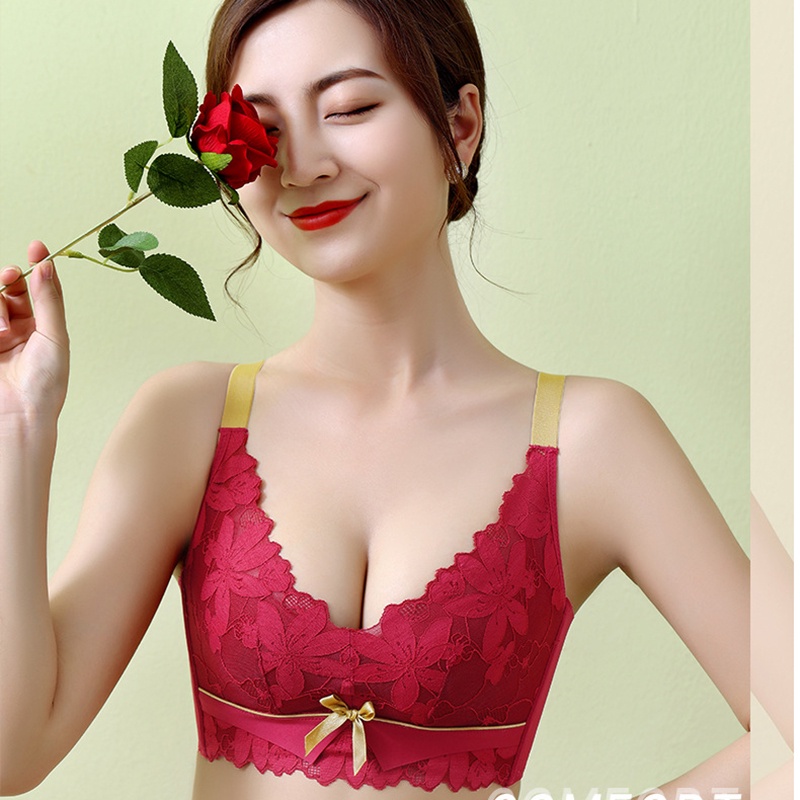 Lace Sexy Women Bra Cute Fashion New Style Tanpa Kawat bra