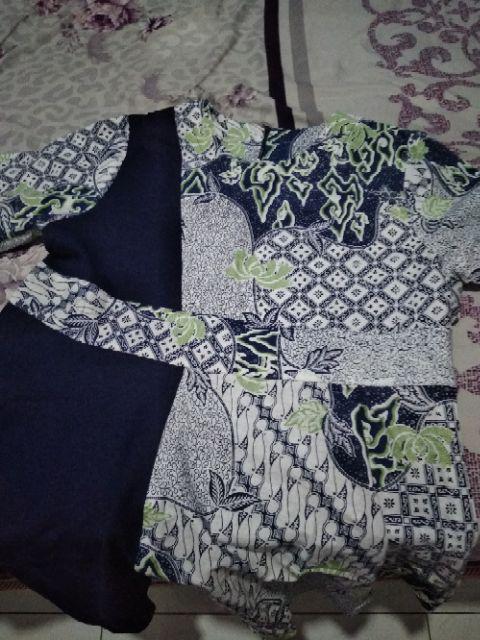 Batik Dolby Dolbi Dobby Doby Tenun Sutra Tulis Katun Atbm Baron Atasan Batik Wanita Sogan Srg308