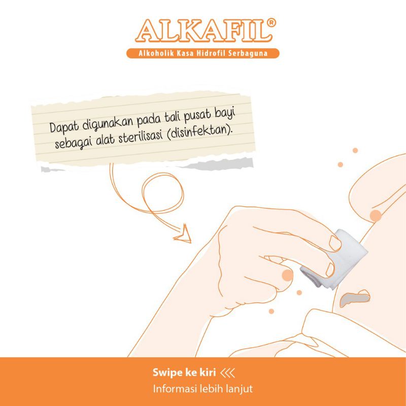 Alkafil Alkohol Swab 16s