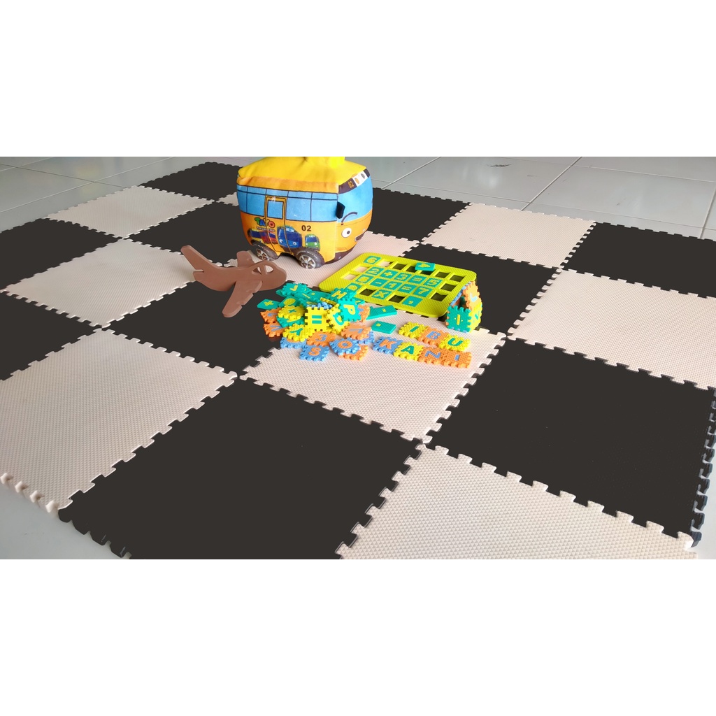 Eva Matras Angka Puzzle - Tikar Karpet Alas Bermain Varian Warna 30x30x1cm