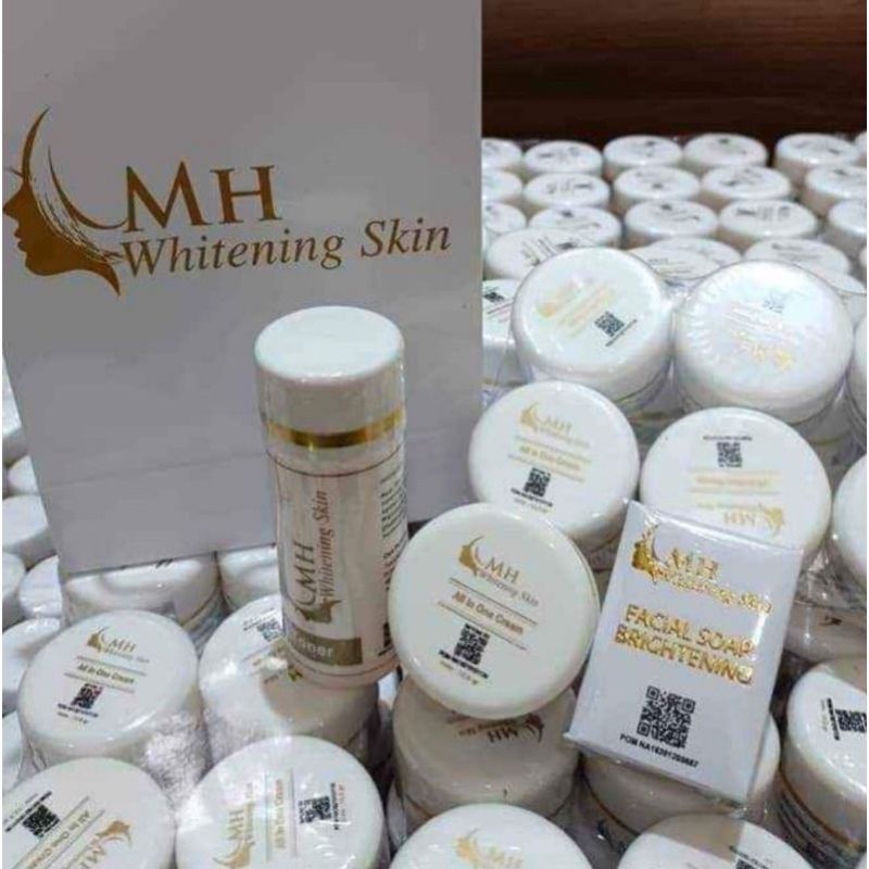 (FORMULA BARU) MH BARCODE Cream MH Whitening Skin BPOM | Cream Wajah Glowing bpom berkwalitas nrl