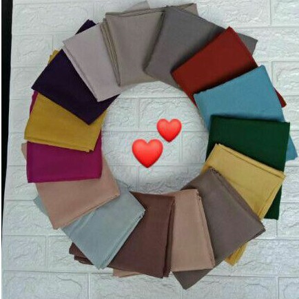 KERUDUNG JILBAB HIJAB SEGI 4 POLOS VOAL PREMIUM UK 120X120 JUMBO