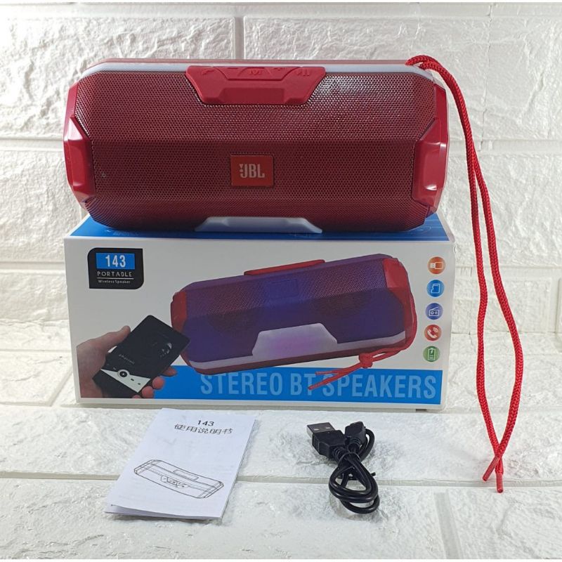 Speaker Bluetooh JBL TG143 Support Radio / Mmc / Usb