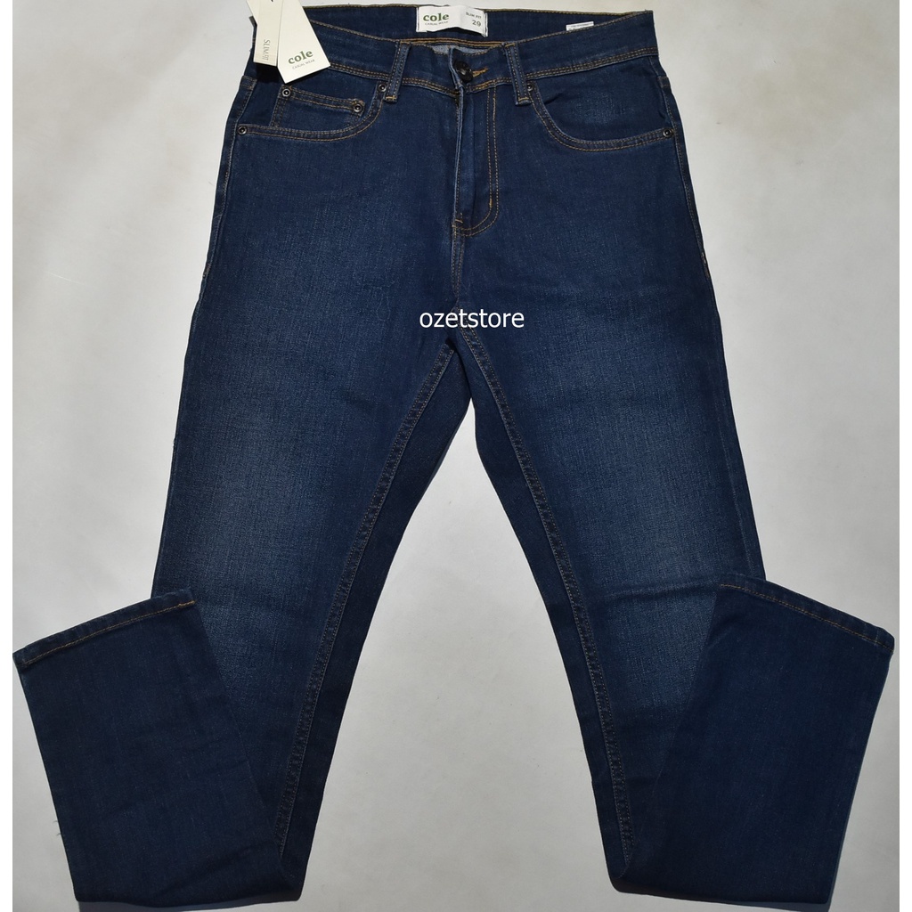 Celana Panjang Pria Jeans COLE Denim Tua SlimFit CSC02 ORIGINAL