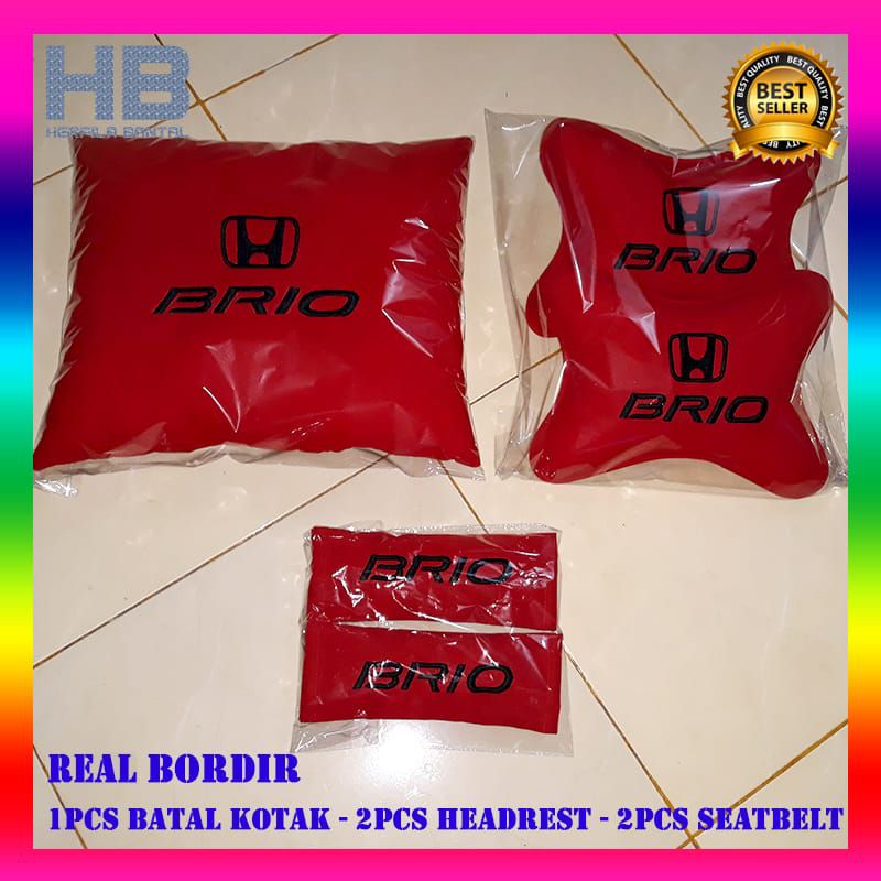 Brio Bantal mobil honda brio aksesoris interior mobil brio