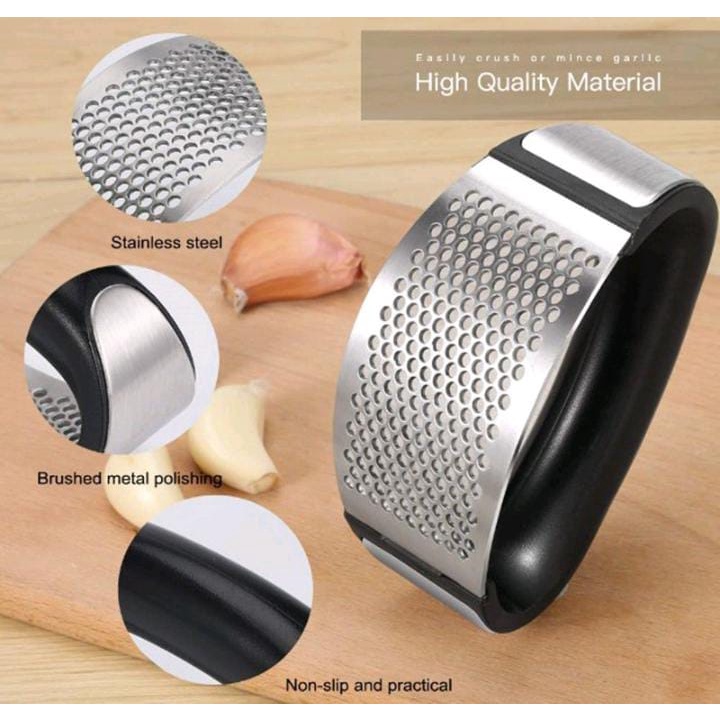 ALAT PENGHALUS PENGHANCUR BAWANG PENCACAH STAINLESS STEEL GARLIC