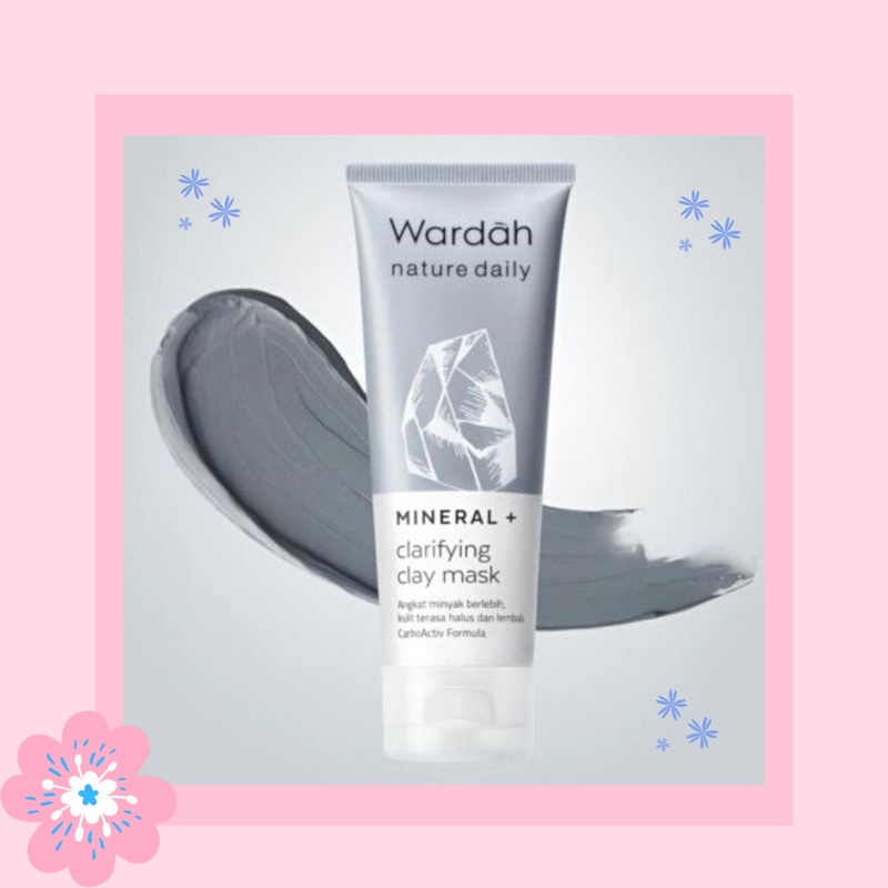 [BPOM] WARDAH Mineral+ Clarifying Clay Mask / Wardah Lightening Blue Clay Mask / Wardah Face Mask / 