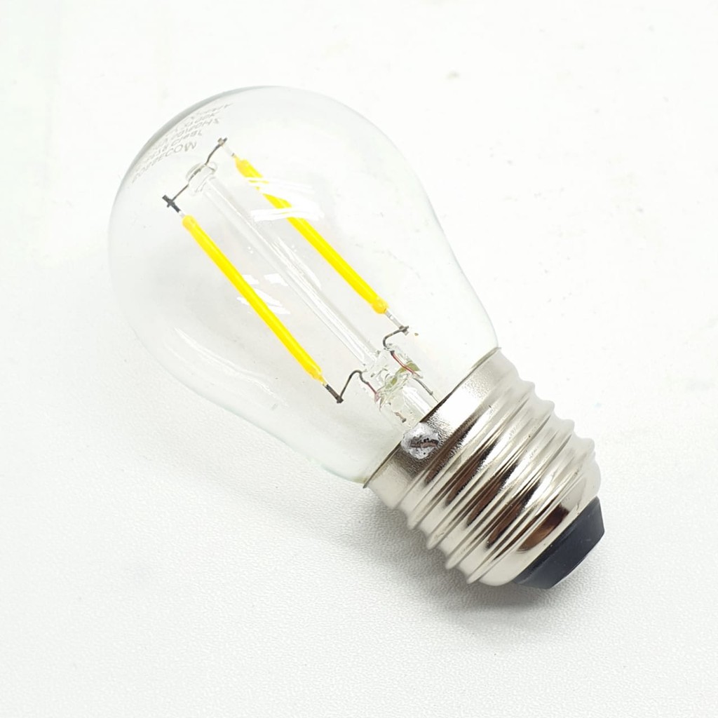 BSC BE-8878 2W E27 G45 2700K Kuning CLEAR Lampu Led Filamen Edison Cafe