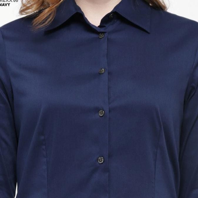 KUALITAS BAGUS MEXX WOMEN LONG SLEEVE OFFICE BLOUSE| KEMEJA WANITA LENGAN PANJANG 1 KEKINIAN